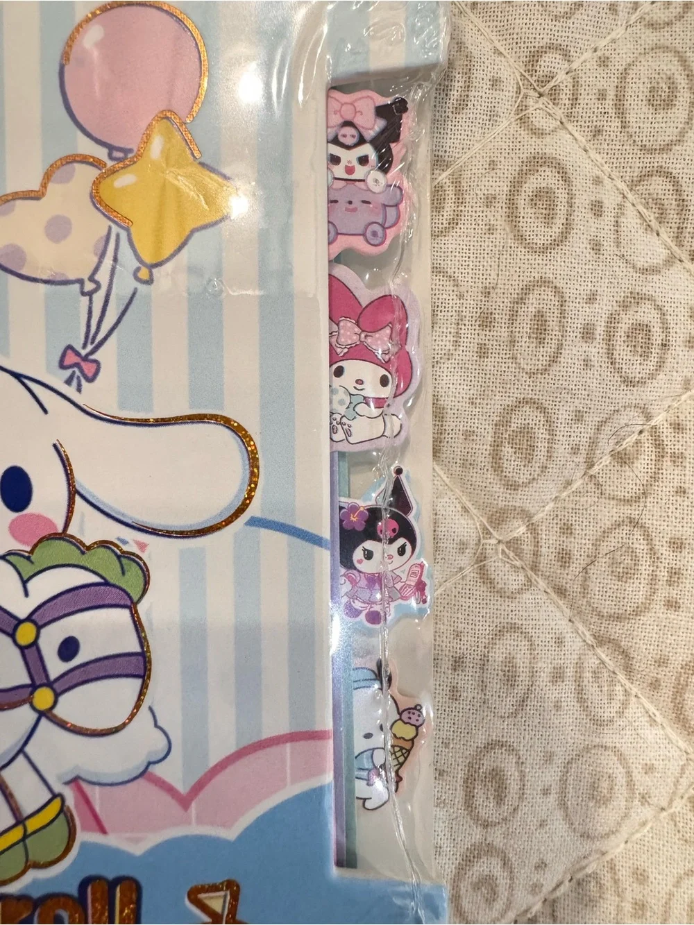 Sanrio Cinnamoroll Pastel Blue & Yellow Spiral Party Notebook